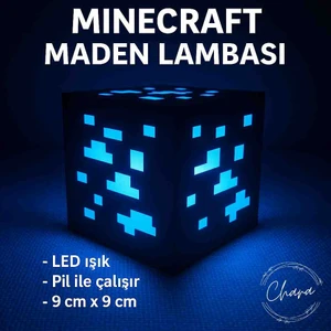 Minecraft Maden Gece Lambası - Geceyi Bloklarla Aydınlat