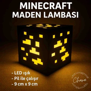 Minecraft Maden Gece Lambası - Geceyi Bloklarla Aydınlat