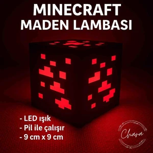 Minecraft Maden Gece Lambası - Geceyi Bloklarla Aydınlat