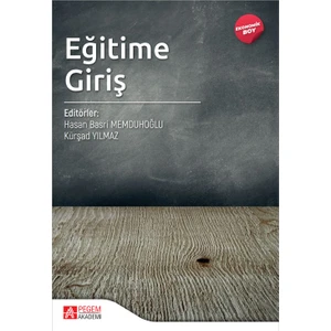Eğitime Giriş - (Ekonomik Boy)