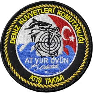 Deniz Kuvvetleri Komutanlığı Atış Takımı Peçi - 10 cm