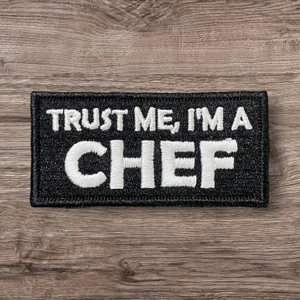 Trust Me I'm A Chef Peçi Arması Patch - 8x5 cm