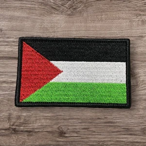 Filistin Bayrağı Patch Peç Arma - 8x5 cm