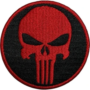 Ex Patch Kuru Kafa Skull Nakış Peç Patch - 8 Cm
