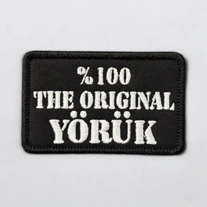 The  Yörük Yazılı Nakış Patch Peç - 8x5 cm