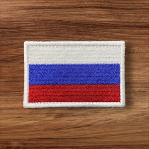Rusya Bayrağı Patch Arma - 8x5 cm