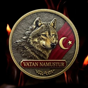 3D Vatan Namustur Bozkurt Patch - 9.5 cm