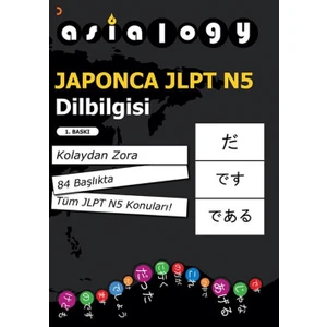 Cinius Yayınları Asialogy Japonca JLPT N5 Dilbilgisi Mesleki Hazırlık 160 Sayfa
