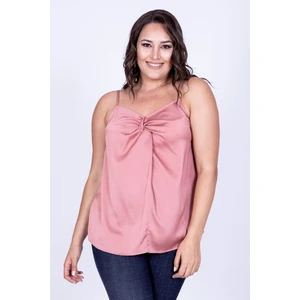 Düğüm Detaylı İp Askılı Bluz