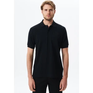 Erkek Yazı Baskılı Regular Fit % 100 Pamuk Pike Polo Yaka Tişört Y29374355602