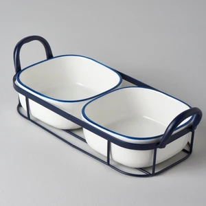 Arlina Porselen-Metal 36x16x10,6 cm Sunum Seti