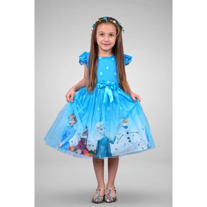 Minik Dolap Tüllü Elsa Elbise
