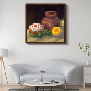 Minecraft - Baroque Piksel Kanvas Tablo