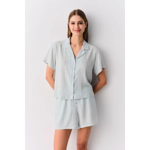 Sugar Gömlek Yaka Şort Pijama Takımı