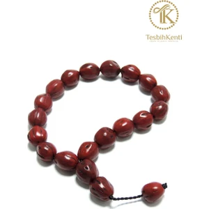 Bordo Renk 17 lik Andız Tesbih