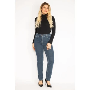Kadın Lacivert 5 Cepli Kot Pantolon 65N35152