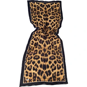 Leopar Desen Bambu Kraş Şal Leopar