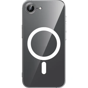 iPhone 16E Kılıf M-Safe Şarj Özellikli Benks ​​​​​​crystal Serisi Şeffaf Kapak Şeffaf