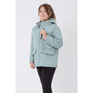 Su ve Rüzgar Geçirmez Kapüşonlu 3 Cep Mont & Kaban & Parka