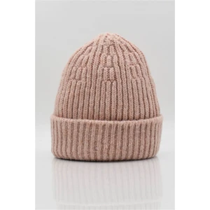 Kadın Yün Bere Pudra