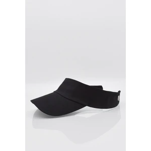 Kadın Siyah Tenis Vizör Cap Yazlık Spor Plaj Şapkası