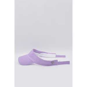 Kadın Lila Tenis Vizör Cap Yazlık Spor Plaj Şapkası