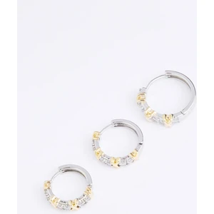 Jimmy Key Karışık Üçlü Parlak Küpe Seti