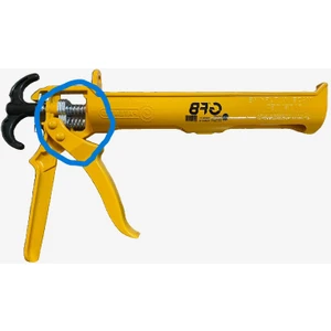 SİLİKON TABANCASI Profesyonel Çift Yaylı METAL Mastik Silikon Tabancası