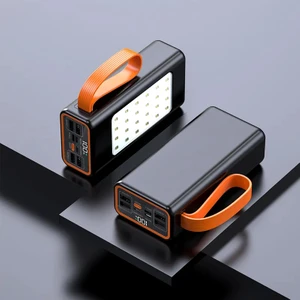 30.000 Mah LED Aydınlatmalı Taşıma Askı Hızlı Şarj 22,5W Powerbank 4xusb Micro,lıghtnıng,typc Giriş