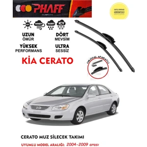 Kia Cerato Muz Silecek Seti 2006 Model Araca Özel Aparat
