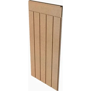Mdf Cnc Işlemeli Dekoratif Boyanabilir Duvar Paneli (6mm)