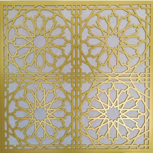 Dekoratif Asma Tavan Paneli Selçuk Modeli 60 x 60 cm