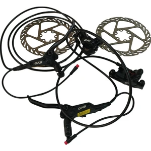 Elektrikli Bisiklet Sensörlü Hidrolik Fren Seti Rotorlar Dahil Komple Set E Bike