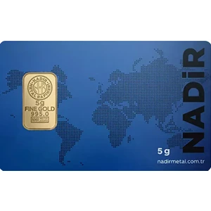 Nadir Gold 5 Gram 24 Ayar Külçe Altın