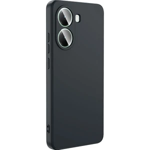 Poco X7 Pro Kılıf Lansman Içi Kadife Silikon Siyah + Ekran Koruyucu