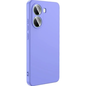 Poco X7 Pro Kılıf Lansman Içi Kadife Silikon Lila + Ekran Koruyucu