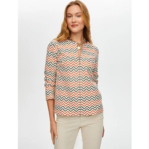 Zigzag Desen Örme Ceket S25CKT024