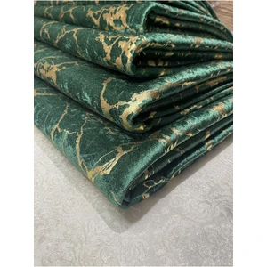 Koltuk Çekyat Örtüsü Yeni Moda Altın Varaklı Dekoratif Haki Yeşil Zemin Süngerli Koltuk Örtüsü 1ADET