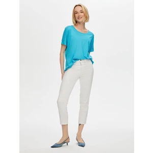 Faik Sönmez Yuvarlak Yaka Düşük Kollu T-Shirt 003