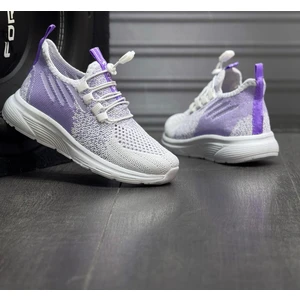 Ortopedik Yumuşak Taban Günlük Yazlık Sneaker Spor Ayakkabı Pembe Lila Beyaz Anne Kız  Kombini