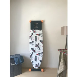 Asev Home Ütü Masası Kılıfı Büyük Boy İpli Stoperli Keçeli Kılıfı Örtüsü Bezi 55 x 140 cm Istanbul
