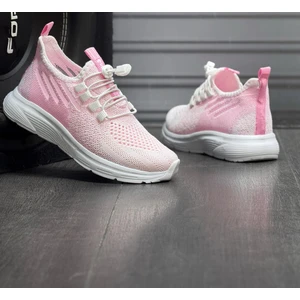 Ortopedik Yumuşak Taban Günlük Yazlık Sneaker Spor Ayakkabı Pembe Lila Beyaz Anne Kız  Kombini