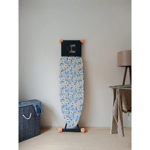 Asev Home Ipli Ayarlanabilir Stoperli 300GR/M2 Keçeli Büyük Boy Ütü Masası Kılıfı Örtüsü Bezi 55X140 cm Adenmavi
