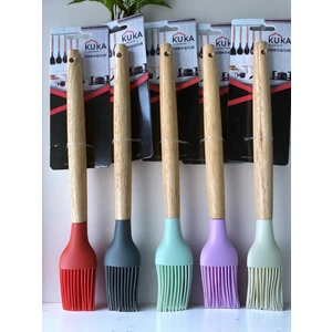 Bambu Saplı Yumurta Fırçası Antrasit Renk 27 cm