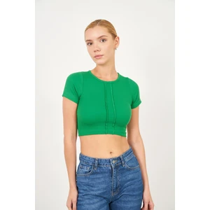 Çizgi Detaylı Kaşkorse Crop