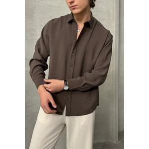 Erkek Oversize Modal Gömlek