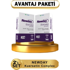 Kuersetin Complex 60 Bitkisel Kapsül 2li ( Avantajlı Paket )