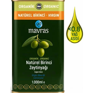 Organik Natürel Birinci Zeytinyağı 1 Lt Soğuk Sıkım