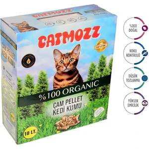 Doğal Organik Çam Peleti Kedi Kumu 10 Lt