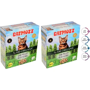 Doğal Organik Çam Peleti Kedi Kumu 10 Lt x 2 Adet